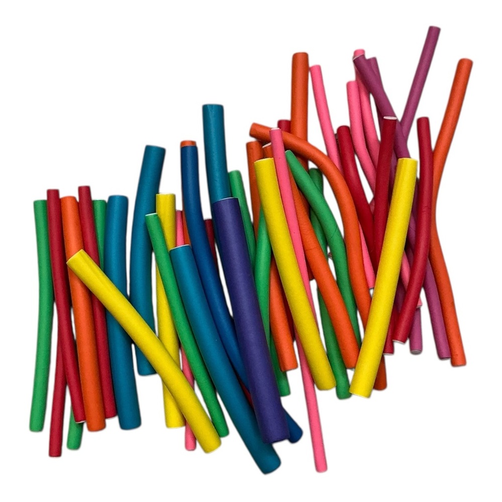 Foam Hair Curlers / Flexi Rods – Assorted Sizes – Lot of 40